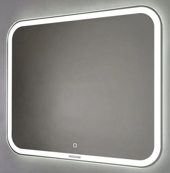 Зеркало с подсветкой Grossman Comfort 80 см прямоугольное 680680 (детальная фотография)