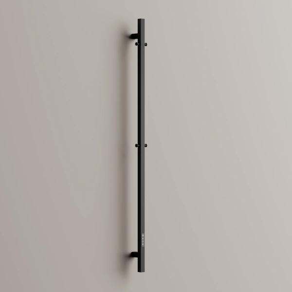 Полотенцесушитель электрический Sancos Linn 7.6x150 см черный матовый SC13002MB (детальная фотография), черный