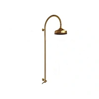 Раковина Ceramalux Luxe Classic 76 см белый/золото