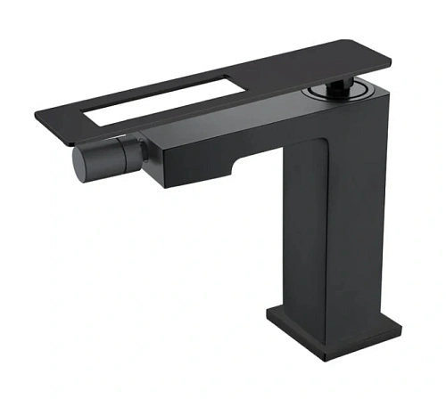 Смеситель для биде Boheme Q черный - фото 2