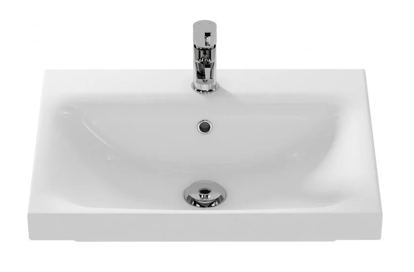 Раковина мебельная Misty Moduo 60 см встраиваемая S-UM-MOD60/1 (детальная фотография), в наличии index_1