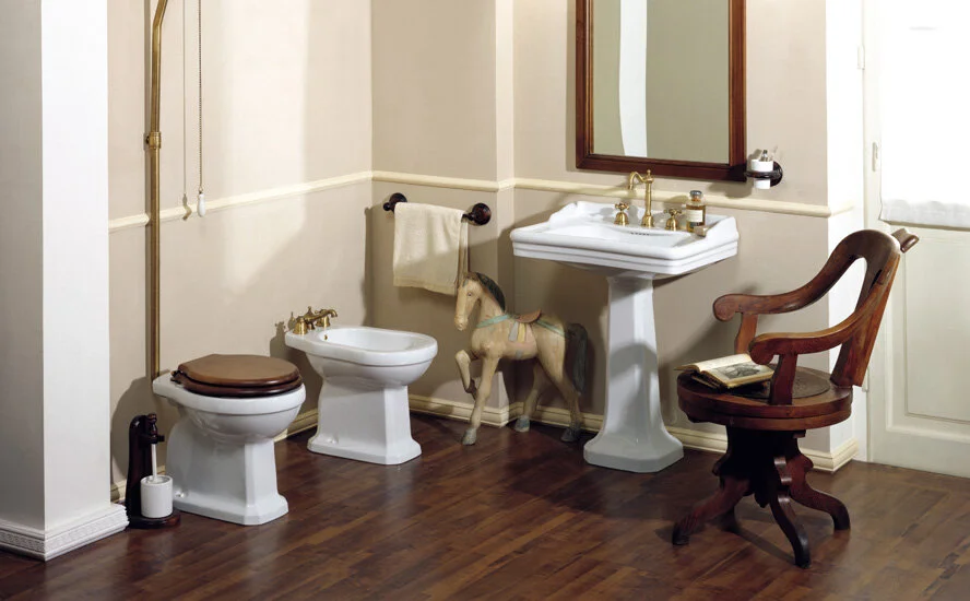 Унитаз напольный Azzurra Guinone GIU 100 (детальная фотография), приставные, встраиваемые