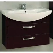 Тумба под раковину подвесная Акватон Ария 80М 80 см коричневая 1A140801AA430 (детальная фотография)