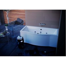 Ванна акриловая Акватек Гелиос 180x90 см с фронтальным экраном
