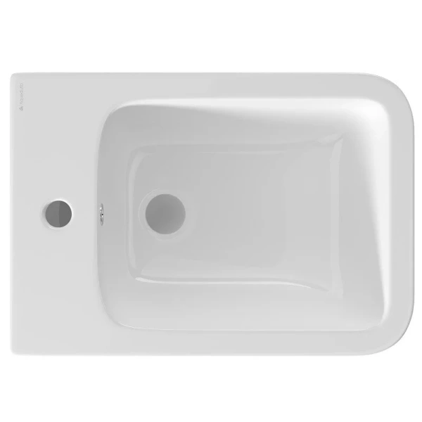 Биде подвесное Aqueduto MACIO белое глянцевое MAC0310 (детальная фотография), подвесные