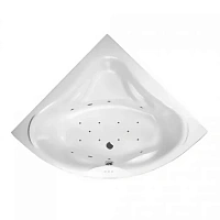 Ванна гидромассажная Excellent Konsul Relax 150 x 150 см, белый/хром, WAEX.KON15.RELAX.CR