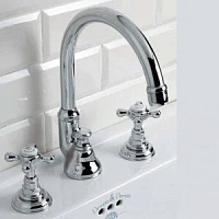Смеситель для раковины, 3 отверстия, хром, Devon&Devon Austin