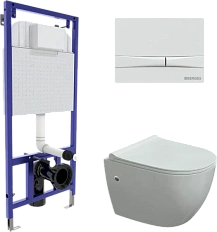 Унитаз с инсталляцией BERGES Okus белый