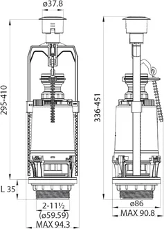 Арматура для унитаза IDDIS стоп-система F012400-0005 (детальная фотография) index_1