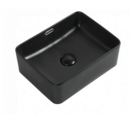 Раковина Aquanet Perfect 40 см черная - фото 2