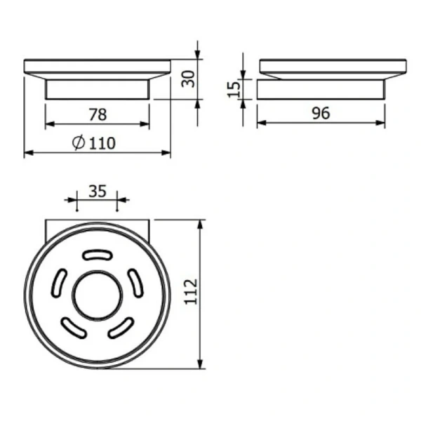 Мыльница Kludi Vela C белая матовая 3198553 (детальная фотография), современные, hi-tech