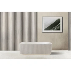 Ванна из искусственного камня Abber Stein AS9663 170x75 см прямоугольная