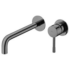 Смеситель для раковины Boheme Uno с внутренней частью shine gun metal
