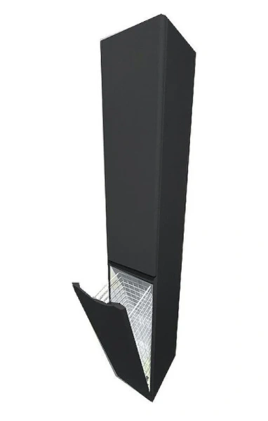 Шкаф-пенал Style Line Бергамо 30 см правый, черный СС-00002331 (детальная фотография), 30 см