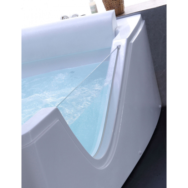 Ванна акриловая Gemy 170x130 см правосторонняя G9056 B R (детальная фотография), белые