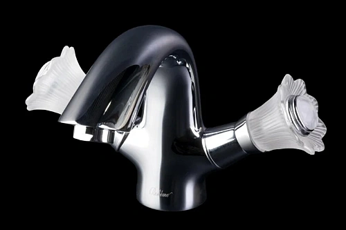 Смеситель для раковины Boheme Camelia хром - фото 1