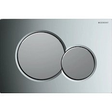 Клавиша смыва Geberit Sigma 01 хром/матовый хром