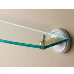 Полка со стеклом для ванной, цвет светлое золото, Devon&Devon Dorothy DOR410OT (детальная фотография), по запросу