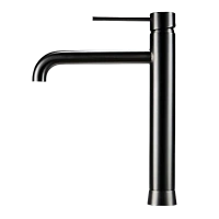 Смеситель для раковины Black&White Universe оружейная сталь