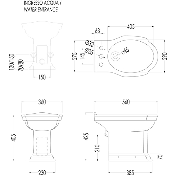 Схема (детальная фотография), напольные, приставные