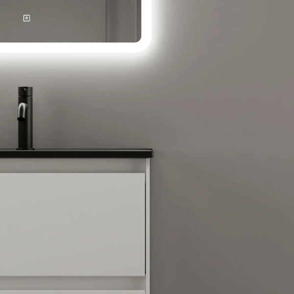 Тумба под раковину подвесная Sancos Cento 60 см белая CN60W (детальная фотография) index_1