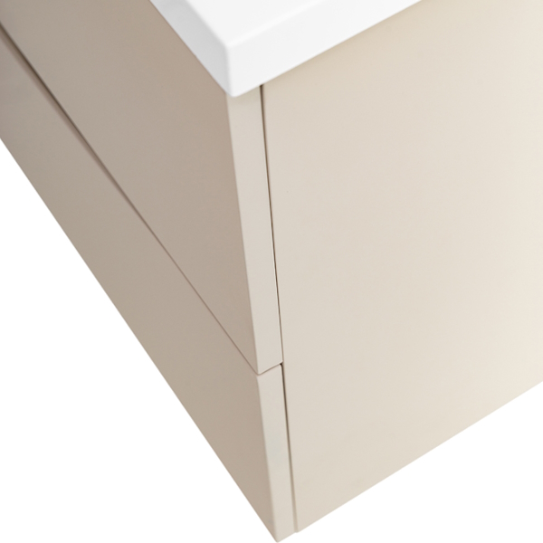 Тумба под раковину подвесная BelBagno Marino 70 см crema opaco MARINO-700-2C-SO-CO-P (детальная фотография), современная, hi-tech