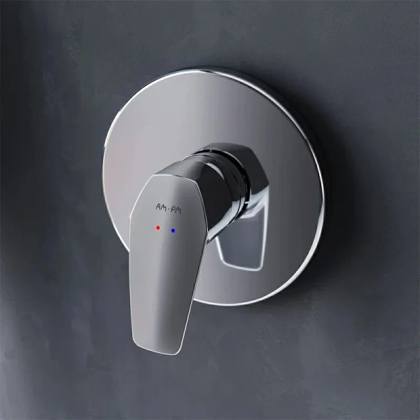 Смеситель для душа AM.PM Gem F9075000 (детальная фотография), недорогие, округлая форма