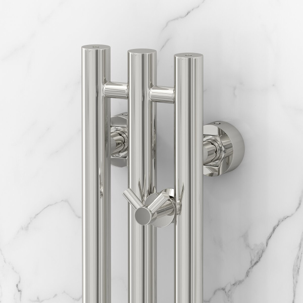 Полотенцесушитель водяной Сунержа Терция PRO 10х150 см без покрытия 00-0444-1510 (детальная фотография), современные, hi-tech