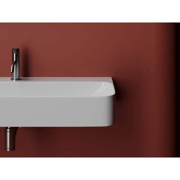 Раковина Ceramica Nova Aura 102 см белая CN2007 (детальная фотография), белые