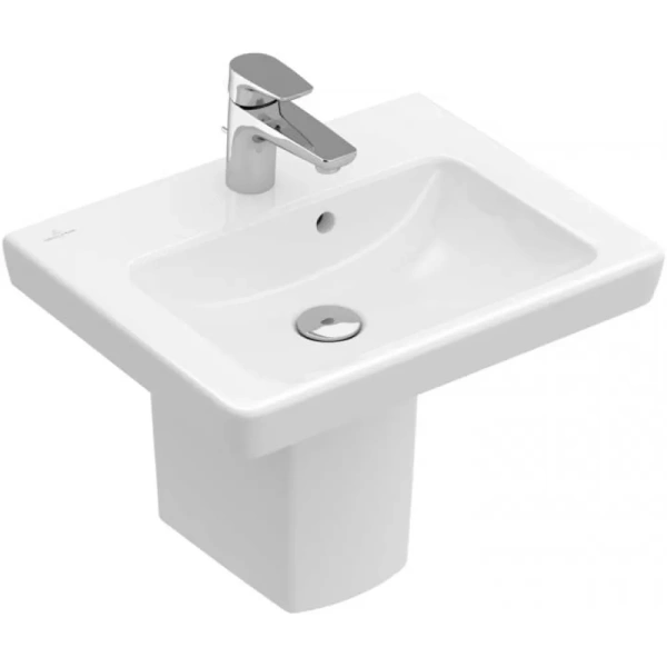 Раковина Villeroy & Boch Subway 2.0 50 см цвет альпийский белый White Alpin 73155001 (детальная фотография)