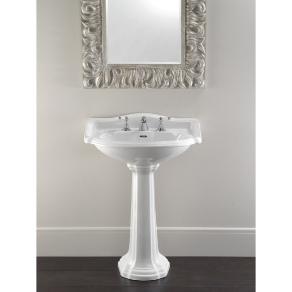 Раковина 65х50см, смеситель на 3 отверстия, Devon&Devon Oxford IBLG(3)FOXF (детальная фотография), по запросу