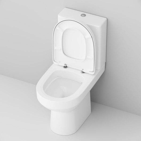 Унитаз компакт Am.Pm Spirit 2.0 безободковый C708600WH (детальная фотография), белые