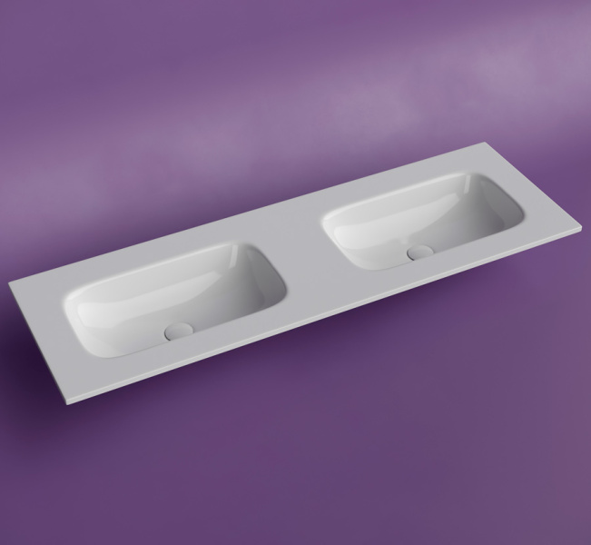 Раковина Ceramica Nova Grace 141 см белая CN7022wx (детальная фотография), современные, hi-tech