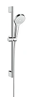 Душевой гарнитур Hansgrohe Croma Select S белый/хром