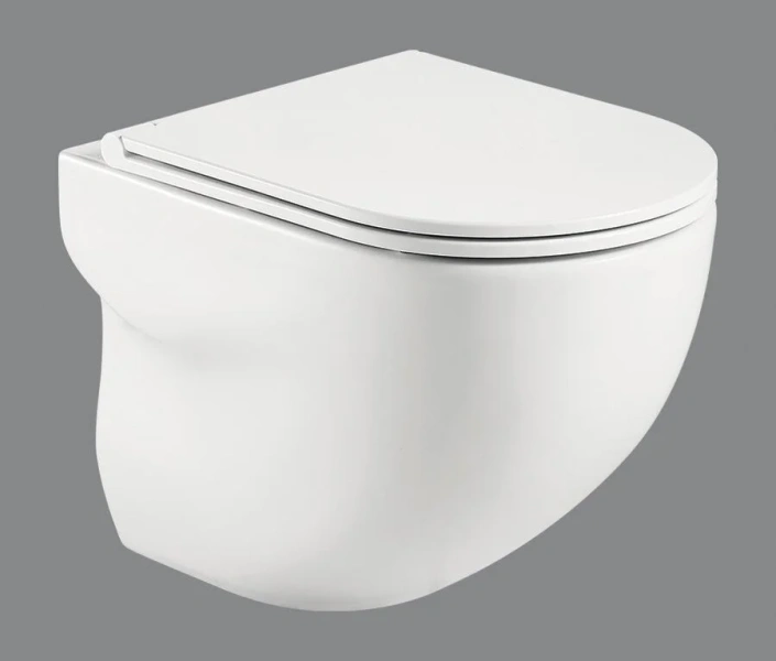 Унитаз подвесной BelBagno Onda с горизонтальным выпуском BB066CHR (детальная фотография)