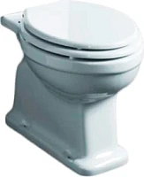 Унитаз под бачок, горизонтальный слив, цвет белый, Simas Londra LO 931 BI