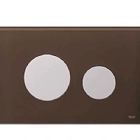 Лицевая панель Tece TECEloop modular стекло, кофейная