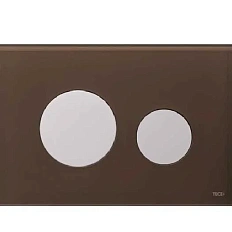 Лицевая панель Tece TECEloop modular стекло, кофейная