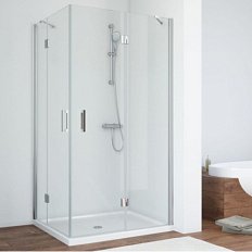 Душевой уголок стекло прозрачное Vegas-glass AFA-F 90х80 01 R