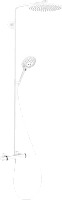Душевая стойка Hansgrohe Raindance Select S белая матовая