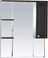 Зеркальный шкаф с подсветкой Misty Александра 85 см правый