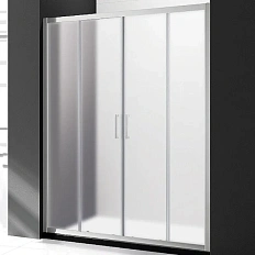 Душевая дверь в нишу Cezares Molveno 180 см стекло рифленое Punto, без антикальциевой обработки