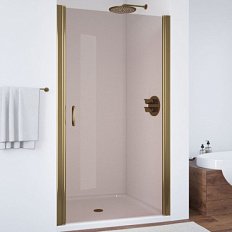 Душевая дверь профиль бронза стекло бронза Vegas-glass