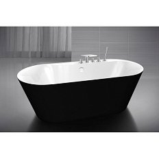Ванна акриловая BelBagno 180х85 см черная