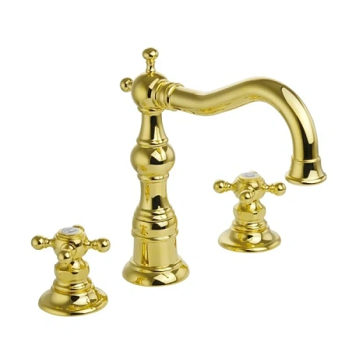 Смеситель для раковины Migliore Arcadia золото - фото 3