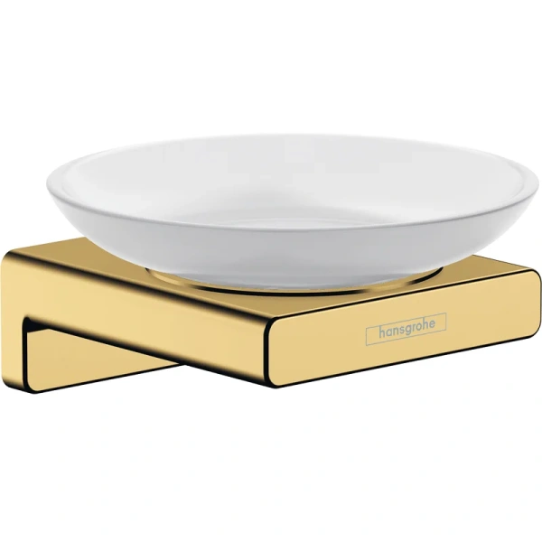 Мыльница Hansgrohe AddStoris полированное золото 41746990 (детальная фотография)