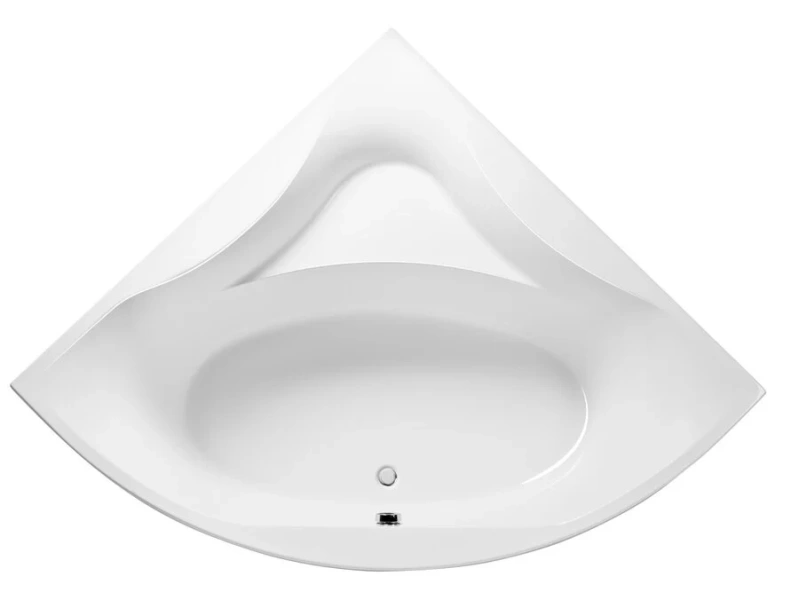 Ванна акриловая Excellent Glamour 150 х 150 см, цвет белый, WAEX.GLA15WH (детальная фотография), полукруглые