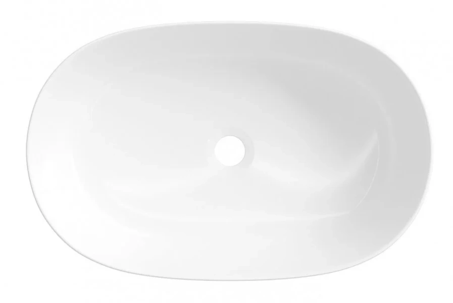 Раковина IDDIS Ray 55.5 см белая RAYWS13i27 (детальная фотография), накладные (на столешницу)