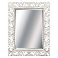 Зеркало прямоугольное с фацетом, цвет белый глянец, Tessoro Isabella 75