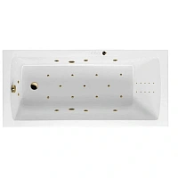 Ванна гидромассажная Excellent Aquaria Ultra Nano 150 x 70 см, белый/золото, WAEX.AQU15.ULTRANANO.GL